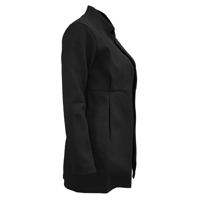 Long Sleeved Fashion Woolen Coat for Women