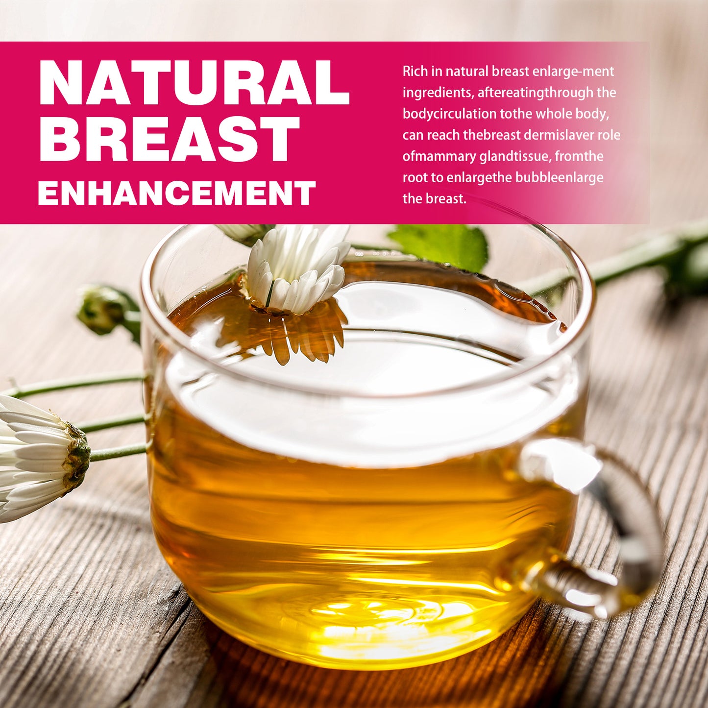 Private Label Breast Enhancement Tea Bags OEM ODM Herbal Supplements Custom Formula & Packaging Services