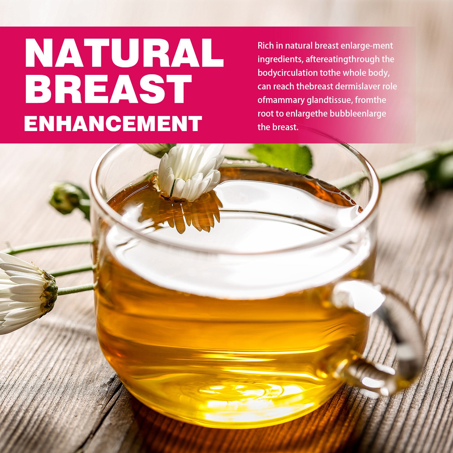 Private Label Breast Enhancement Tea Bags OEM ODM Herbal Supplements Custom Formula & Packaging Services