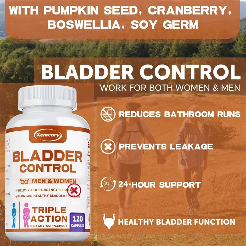 Bladder Control Supplement - Reduce Urinary Frequency and Urgency, Improve Urination Supplement