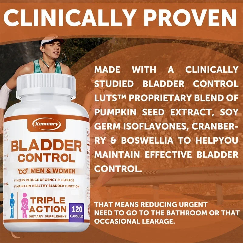 Bladder Control Supplement - Reduce Urinary Frequency and Urgency, Improve Urination Supplement
