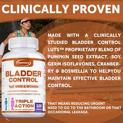 Bladder Control Supplement - Reduce Urinary Frequency and Urgency, Improve Urination Supplement