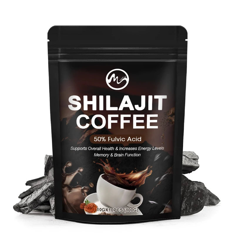 Shilajit Cofee High-Potency Pure Himalayan Shilajit Resin for Energy Enhancement and Immune Support