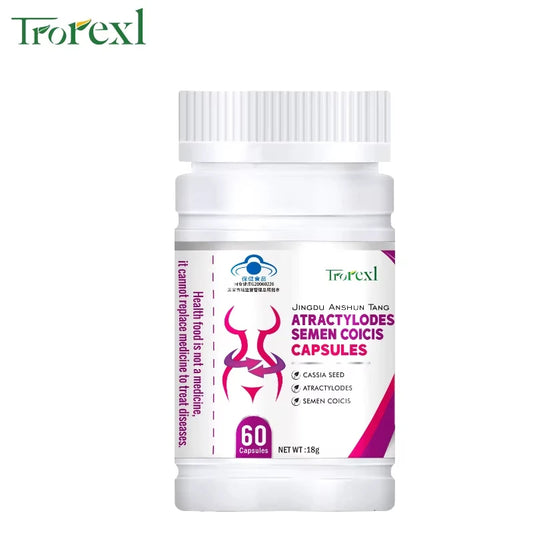 Revitalize Your Wellness with Herbal Cassia & Coix Seeds Capsules - Natural Appetite Regulator and Metabolism Booster for a Flatter Belly