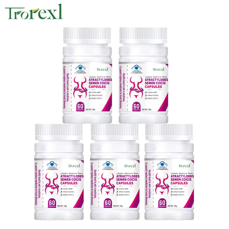 Revitalize Your Wellness with Herbal Cassia & Coix Seeds Capsules - Natural Appetite Regulator and Metabolism Booster for a Flatter Belly