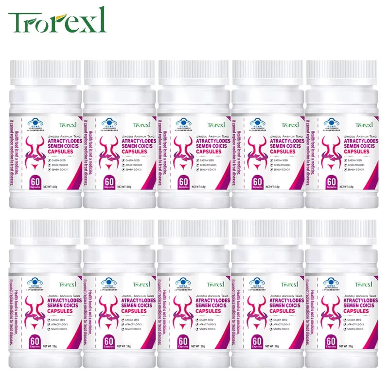 Revitalize Your Wellness with Herbal Cassia & Coix Seeds Capsules - Natural Appetite Regulator and Metabolism Booster for a Flatter Belly