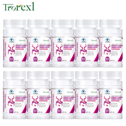 Revitalize Your Wellness with Herbal Cassia & Coix Seeds Capsules - Natural Appetite Regulator and Metabolism Booster for a Flatter Belly